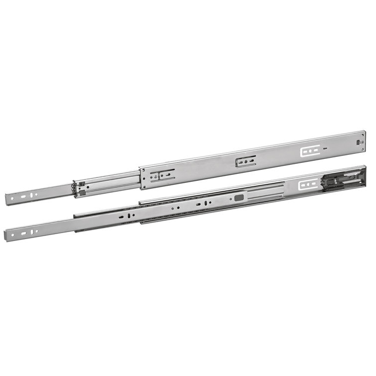 Rok Full Extension 16" Side Mount Metal Drawer Slide Wayfair